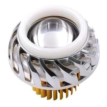 Imagem de Farol Lanterna Moto Olho Anjo Diabo Luz 30w Led 9v-60v Xenon, Azul