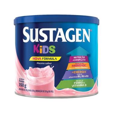 Imagem de Complemento Alimentar Infantil Sustagen Kids - Morango 380g, 350g, Mor