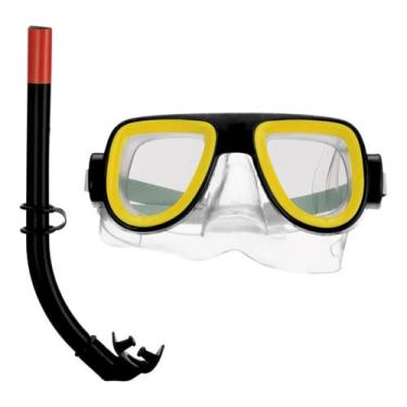 Imagem de Kit Mergulho Infanto Juvenil Mascára de Mergulho e Snorkel - Art Spor,