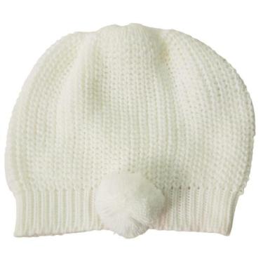 Imagem de Boina Infantil Feminina Luxo Com Pompom Gorro Yoyo 23176, Off, White, 