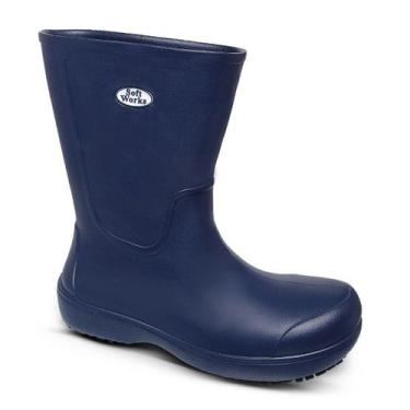 Imagem de Bota Cano Longo Impermeável Antiderrapante Açougue Limpeza - SOFT WORK