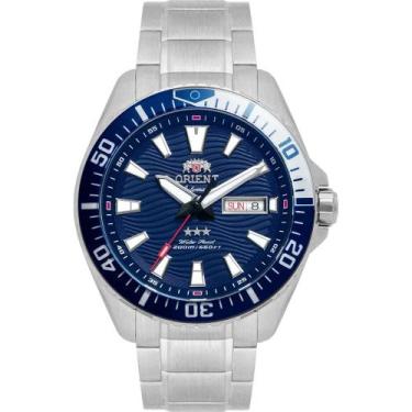 Imagem de Relógio Orient Masculino Ref: Yn6ss012 D1sx Automático Prateado