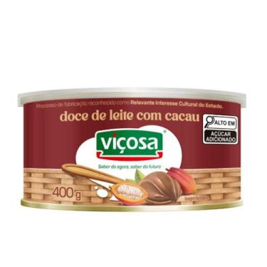 Imagem de Doce De Leite Viçosa Com Cacau Lata 400g