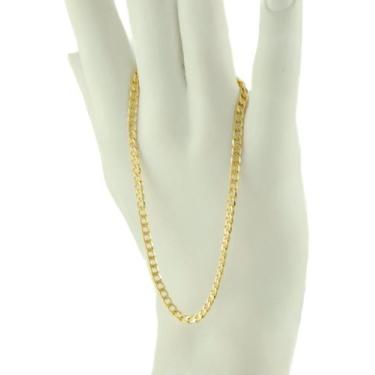 Imagem de Pulseira Feminina Ouro 18k 750 Grumet Maciça 18 Cm Novidade - JOIE JOI