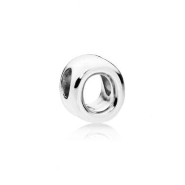 Imagem de Berloque LETRA O em Prata S925 para pulseiras modelo Pandora ou Vivara