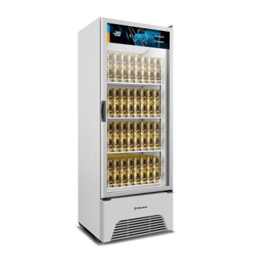 Imagem de Cervejeira Expositor Vertical Metalfrio VN50AH Optima 497L Porta de Vidro Branco 220V