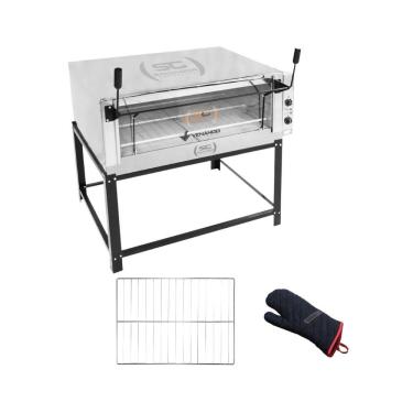 Imagem de Forno Elétrico Industrial Venâncio Roma Feri110 Inox Elétrica com Grade e Luva Térmica Inox 220V