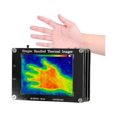 Imagem de Câmera Termográfica Infravermelha Portátil -40  ~300  Display LCD Mult