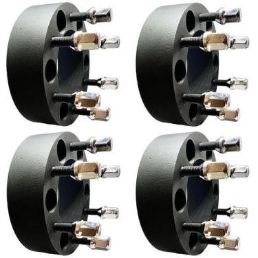 Imagem de 04 Pç Espaçador Roda Troller Novo 6x139,7mm 30mm Aço Nodular - DHSC