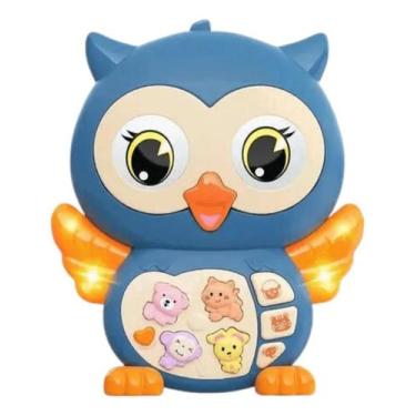 Imagem de Brinquedo musical bebê corujinha educativo interativo com som e luz di