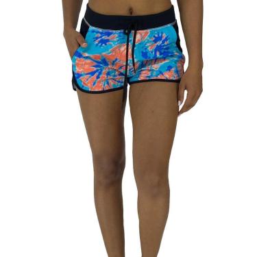 Imagem de Shortinho Feminino MXD Conceito Tie Dye Azul e Laranja-Feminino