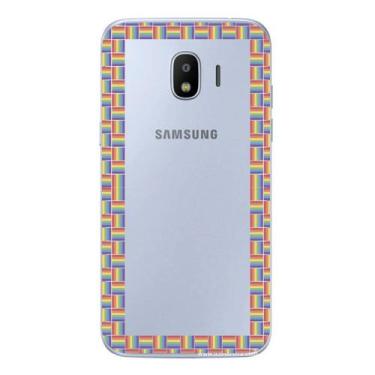 Imagem de Capa Case Capinha Samsung Galaxy  J2 Pro Arco Iris Moldura - Showcase