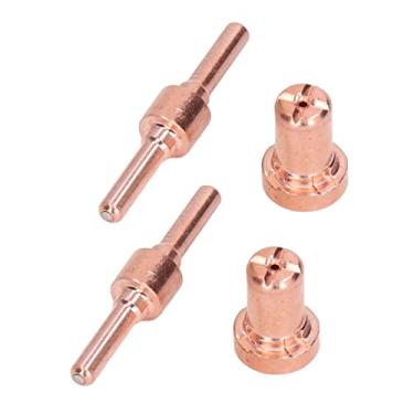 Imagem de Eletrodos de ponta, bico de soldagem de fácil substituição 12mm espessura de corte para tocha PT31 LG40 40A