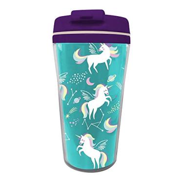 Imagem de Copo Termico 200 ML Duas camadas - UNICORNIO Voador