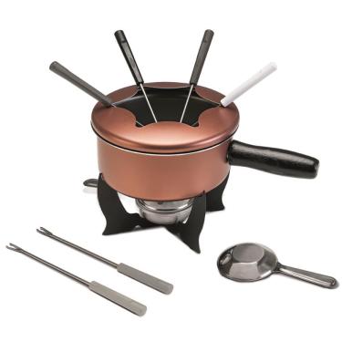 Imagem de Aparelho de Fondue Brinox Cobre – 10 Peças 