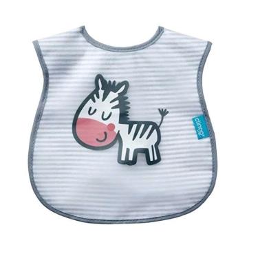 Imagem de Babador Impermeável Animal Zebrinha Clingo C0168 Brasbaby