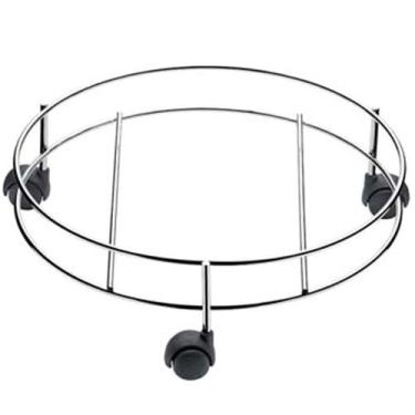 Imagem de Suporte para Botijão de Gás Utimil em Aço Cromado