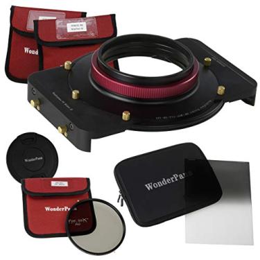 Imagem de Suporte de filtro WonderPana FreeArc Essential CPL 0.9HE Kit-Core, tampa da lente, suportes WP66, filtros 0.9 Hard Edge Grad ND e 145mm CPL para lente Olympus 7-14mm f/2.8 M.ZUIKO Digital ED PRO MFT