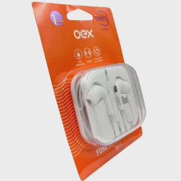 Imagem de Fone bland usb-c Branco oex FN210