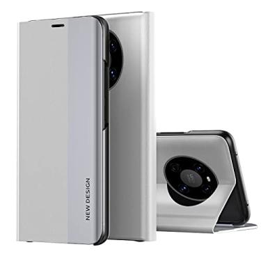 Imagem de YUNCHAO Caixa de telefone Para honra x9 4g / 5g 2022 / x30 / magic4 lite 5g lateral eletroplacado capa de couro de adsorção capa para celular