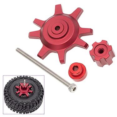 Imagem de Treehobby Metal 1.9/2.2 Inch Wheel Hub Tire Installation&Removal Tool for 1/10 RC Crawler Car Upgrade Parts (Red)