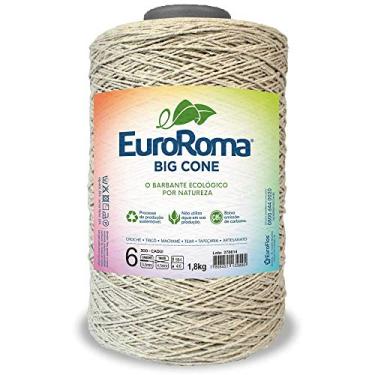 Imagem de Barbante Big Cone Colorido nº6 com 1,8kg EuroRoma - Cor 300 Caqui