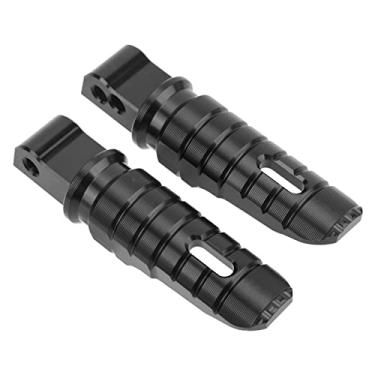 Imagem de Aramox 1 par Pegs Traseiros Motocicleta Processo CNC T6063 Apoios para Os Pés de Liga de Alumínio Peg Descanso para Os Pés Peg Pedais de Substituição para Tornado 252R 2021-2022 (Preto)