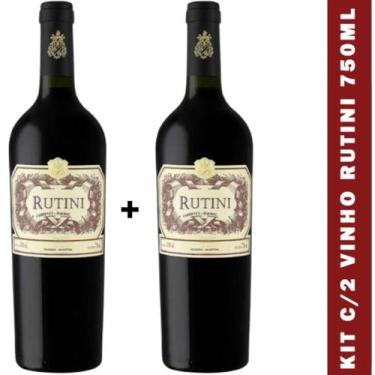 Imagem de Vinho Argentino Tinto Rutini Cabernet Malbec Kit C/2 750ml