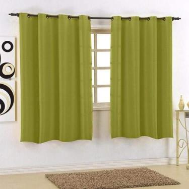 Imagem de Cortina Sala 300 cm x 250 cm Granitê Verde Opala Ilhoses