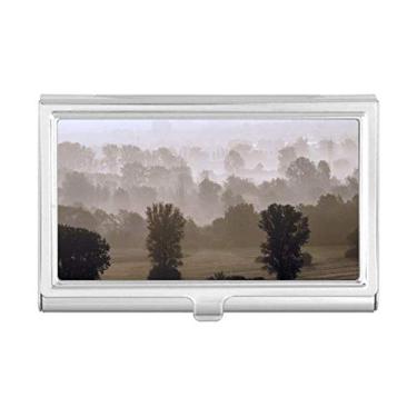 Imagem de Porta-cartões Forest Morning Grassland Fog Sun porta-cartões