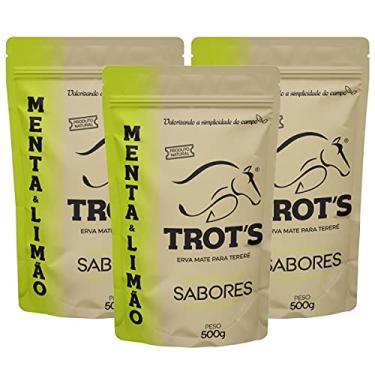 Imagem de Kit 3x Erva Mate Tereré Trot's Premium 500g Menta E Limão