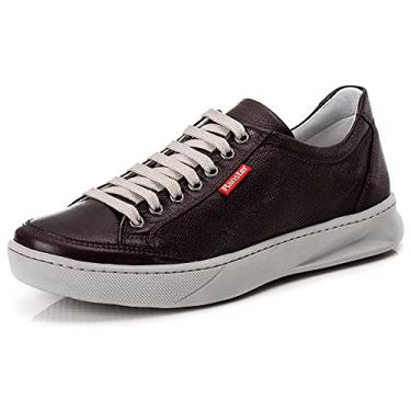 Imagem de Tênis de Couro Masculino Legitimo Café (44)