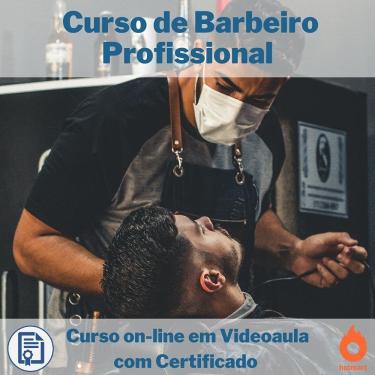 Imagem de Curso on-line em videoaula de Barbeiro Profissional com Certificado