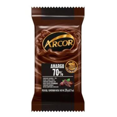 Imagem de Chocolate Arcor Amargo 70% 20G