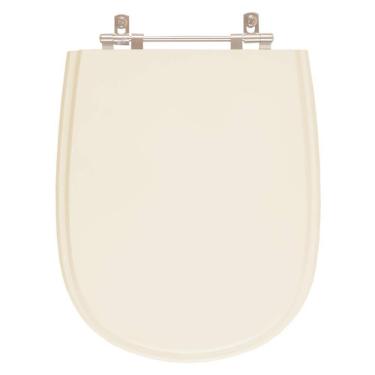 Imagem de Assento Sanitário Tampa de Vaso Madeira MDF Laqueado Paris para bacia Ideal Standard