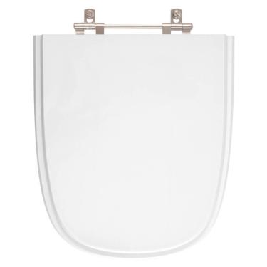 Imagem de Assento Sanitário Tampa de Vaso Madeira MDF Laqueado Ibiza para bacia Incepa 6lpf