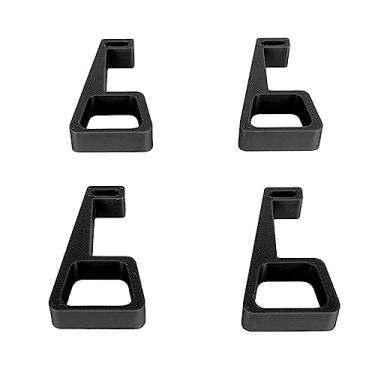 Imagem de Yunseity Suporte vertical horizontal de 4 peças para acessórios de console PS4, 4 pés de estação de resfriamento para console PS4, suporte de console de jogos estável e resistente a deslizamentos (preto)