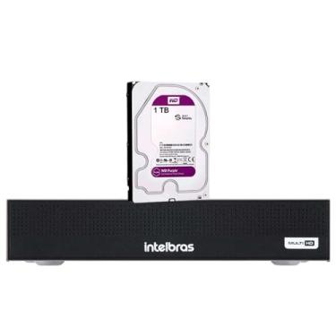 Imagem de Gravador de Vídeo Digital Com Inteligência Artificial Intelbras MHDX 3004-C com Reconhecimento Facial 4 Canais e HD 1TB
