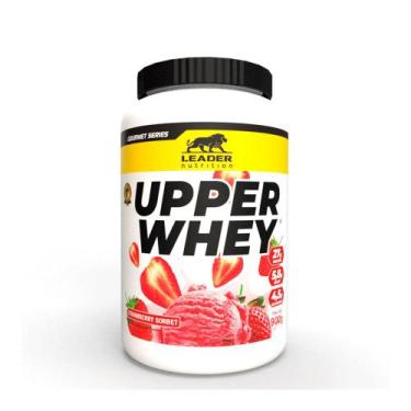 Imagem de Whey Protein Upper Whey 900G Strawberry Sorbet Leader Nutrition