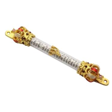 Imagem de Tachiuwa Mezuzah caso mezuzah para porta retro mezuza capa decoração de parede placa mezuzah 1 peça, estilo a