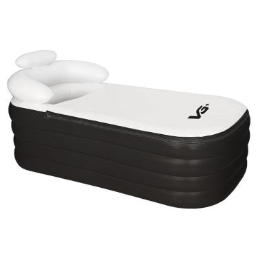 Imagem de Banheira Ofurô Inflável Adulto Dobrável 120l com Bomba Elétrica Bivolt Vg Plus