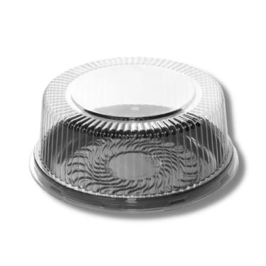 Imagem de Tamarozzi Embalagem Redonda para Bolo e Torta, P-32M Preta com 100un. (17,5x8,0 mm)