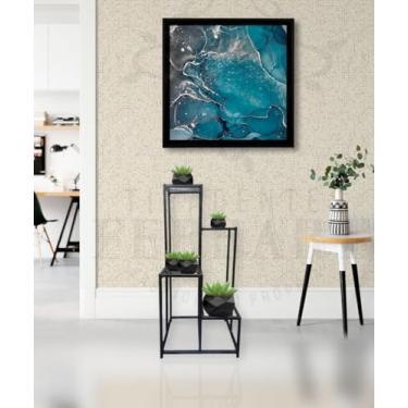 Imagem de Floreira de Chão em Metal para Varanda Área Externa Decorativa de Vasos de Flores Suporte