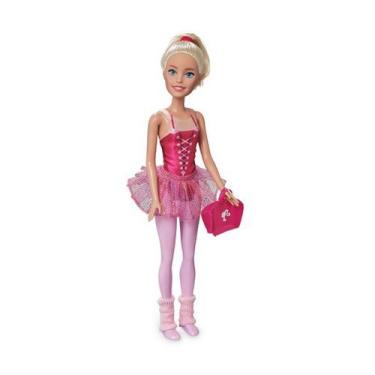 Imagem de Boneca Barbie Bailarina Grande 65 Cm Articulada - Pupee - Pupee Brinqu