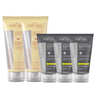 Imagem de Kit 2 shampoo blonde + 3 condicionadores silver-Vizcaya