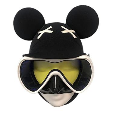 Imagem de BRLUCKY Capuz Mickey Kids de 3 mm Neoprene para Mergulho Masculino Feminino Juvenil Capa de Cabeça de Mergulho Boné de Mergulho Surf Capuz Térmico para Caiaque Snorkeling, Natação, Vela Canoagem,