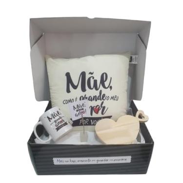 Imagem de uatt Kit Dia das Mães Almofada Caneca Creme 40x40 Centímetros