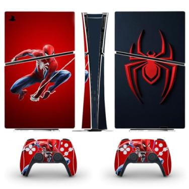 Imagem de PEYANZ Película de vinil compatível com PS5 Slim (edição digital) | Impressão HD, resistente a arranhões, aplicação sem bolhas