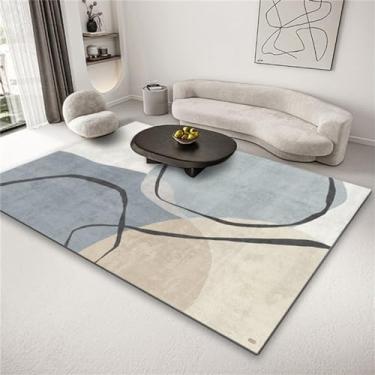 Imagem de Cobertor lateral para cama e quarto, tapete para chão de escritório, sala de estar, mesa de chá geométrica, almofada para pés, geometria, 8,50cm x 80cm