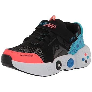 Imagem de Skechers Tênis infantil unissex Gametronix, Preto/Multi, 16